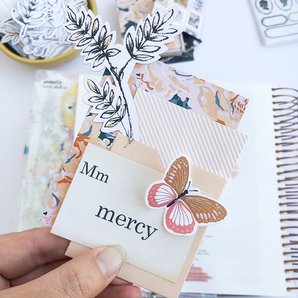 |Mixed Media Bible Journaling Tutorial by Heather Greenwood | Gratitude Documented - Mercy - Micah 7:18
