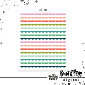 Come & Carol Scallop Washi