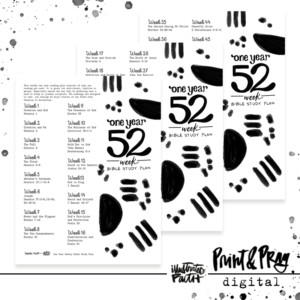 One Year: 52 Week Bible Study Plan