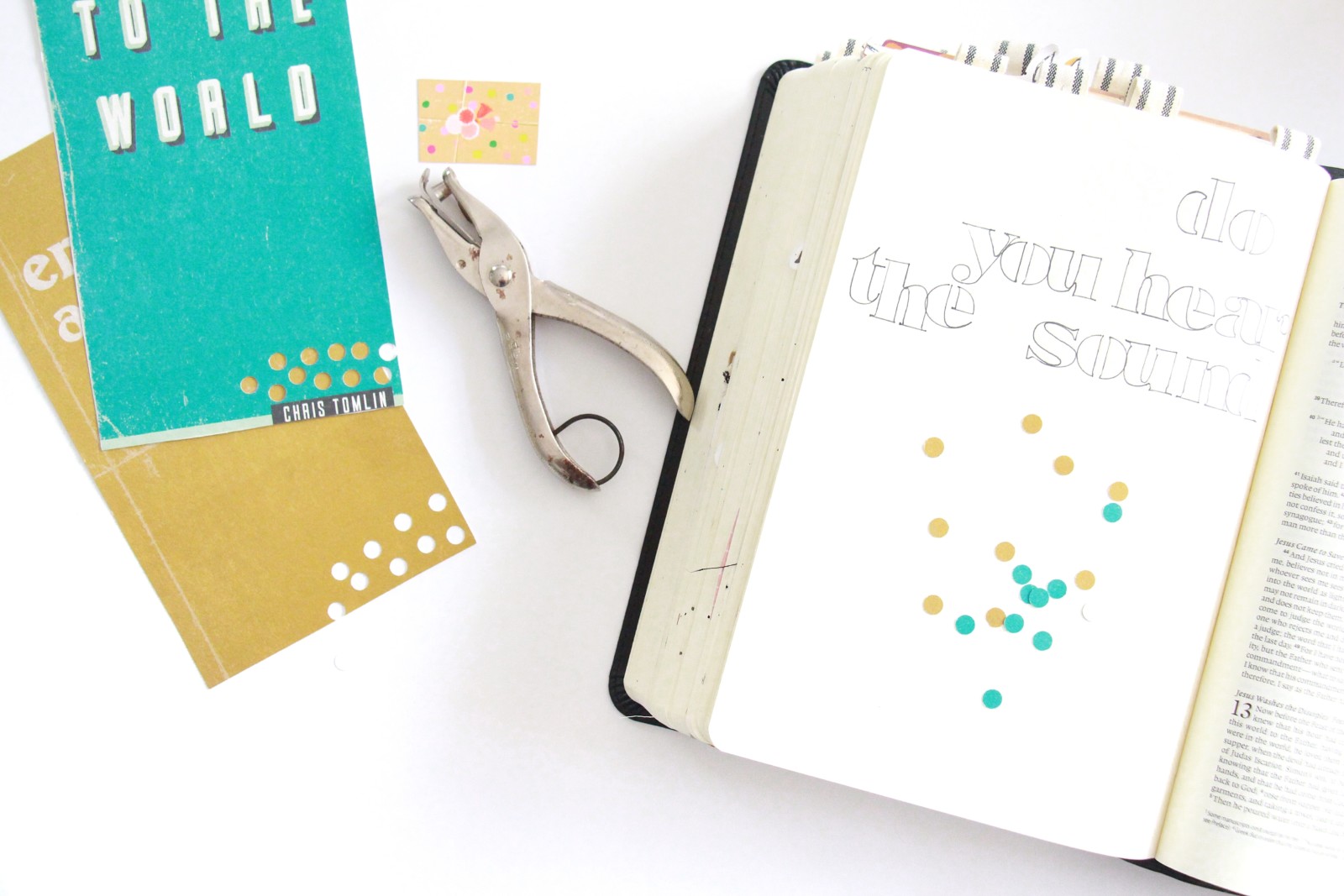 Come and Carol Advent Bible Journaling by Bekah Lynn aka SimplyBekah | Day 18 | Do You Hear The Sound