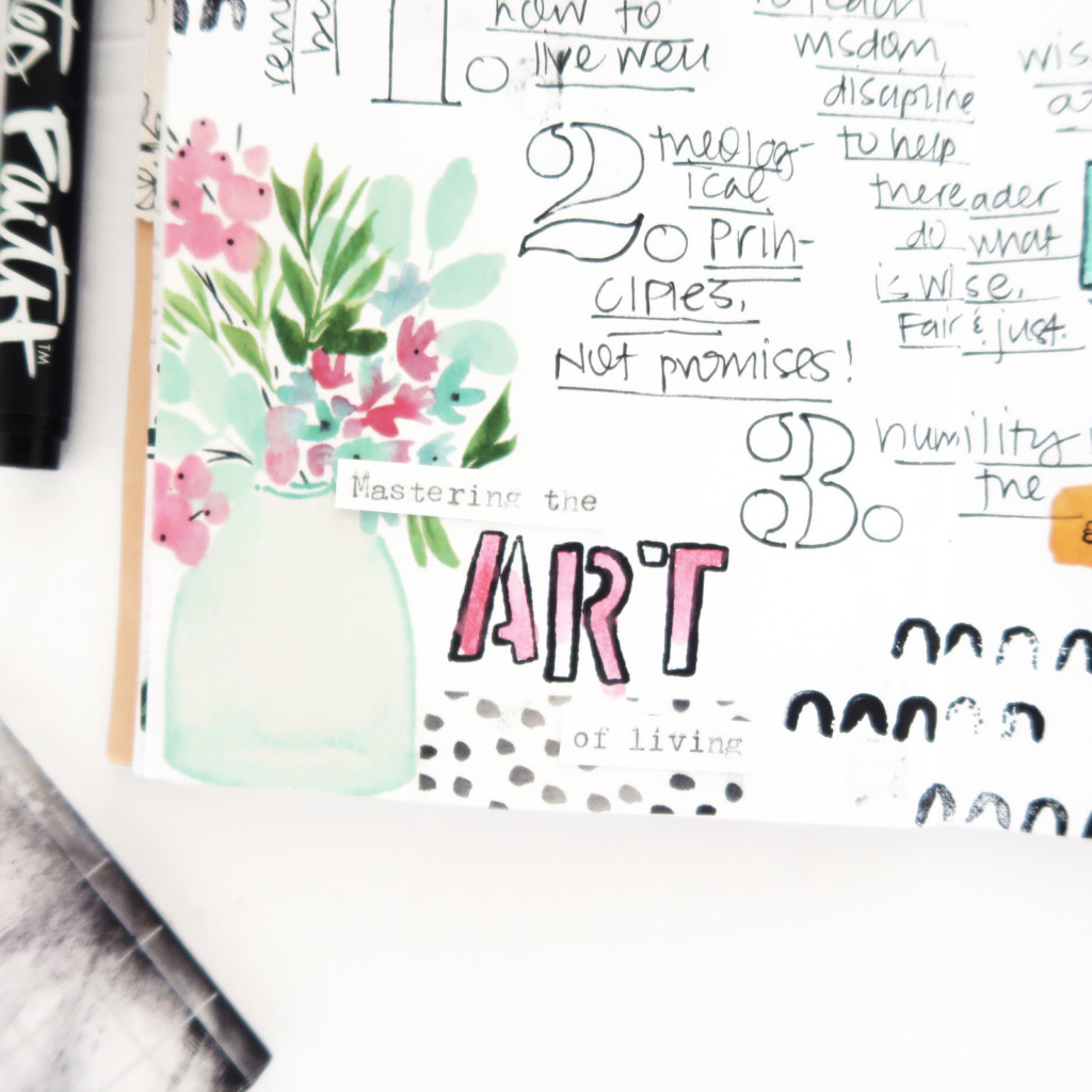 Print and Pray Traveler's Notebook Process Video by Jillian aka Hello Jillsky using digital printables | Dreamer