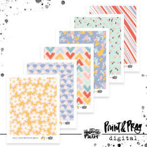 Berry Sweet Words Patterned Paper Bundle