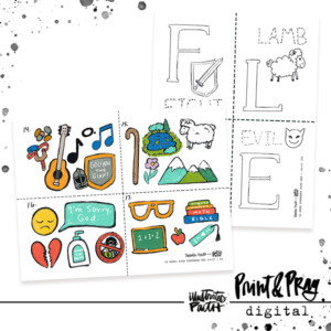 52 Week Bible Study: Kids Ephemera Weeks 14-17