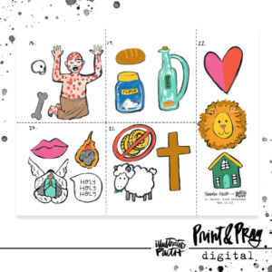 52 Week Bible Study: Kids Ephemera Weeks 18-22