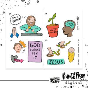 52 Week Bible Study: Kids Ephemera Weeks 23-26