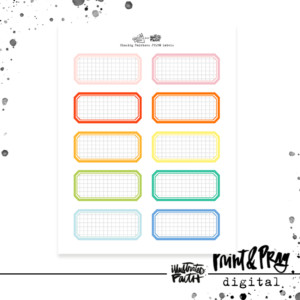 Chasing Rainbows JUMBO Labels