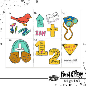 52 Week Bible Study: Kids Ephemera Weeks 31-35