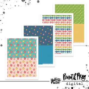Apple of His Eye Patterned Paper Bundle