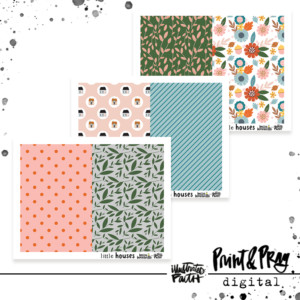 Little Houses Patterned Paper Bundle