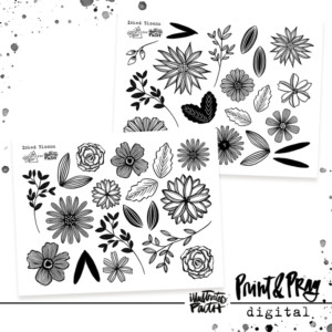 Inked Blooms
