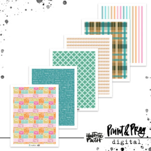 Travel Time Patterned Paper Bundle No. 2