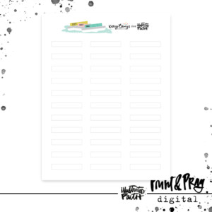 DIY Tabs Template Freebie!