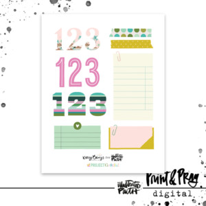 Project Gr8tful Numbers: March FREEBIE