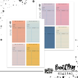 Library Cards- Word Nerd 2022 Colors