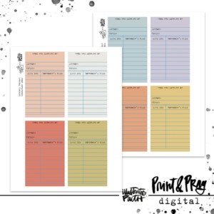 Library Cards- Gratitude 2022 Colors