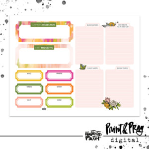 Speak Life Scripture Dissection Sheet