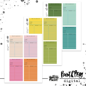 Library Cards- June 2023 Colors