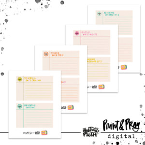 Camp 4x6 Cards- Weeks