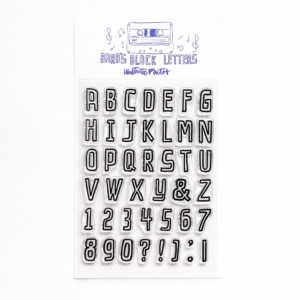 Barbs' Block Alpha Stamp