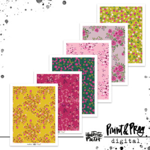 Wildflower Lane Patterned Paper Bundle #1