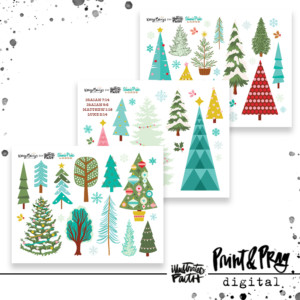 Snow Pine Lodge Trees