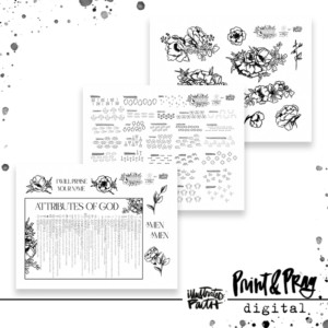 Attributes of God- Black & White