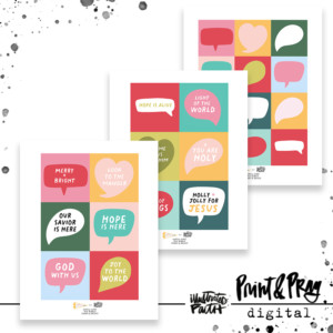 Hopeful Heart Talk Bubbles (Merry & Bright)