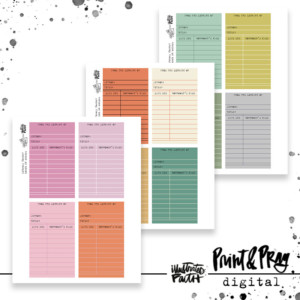 Library Cards- March 2024 Colors