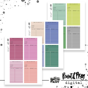 Library Cards- April 2024 Colors