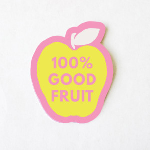 Vinyl Sticker | 100% Good Fruit