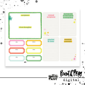 Fruitful Life Scripture Dissection Sheet