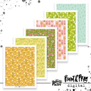 Sowing and Reaping Patterned Paper Bundle