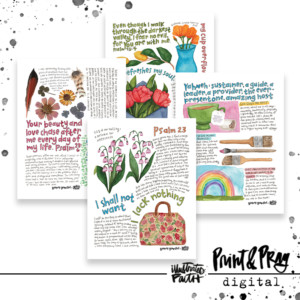 Sketchbook Scriptures: Psalm 23