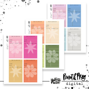 Library Cards- July 2024 Colors