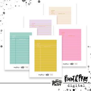 My Faith Place Library Card Dividers