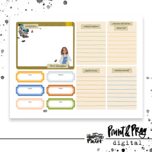 Still Scripture Dissection Sheet