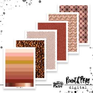 Coffee and Jesus Patterned Paper Bundle