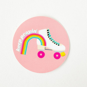 Vinyl Sticker | Keep On Prayin'
