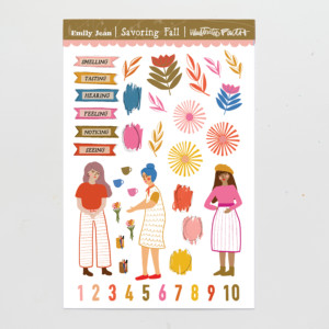 Stickers | Savoring Fall Vellum Stickers