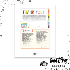 Gratitude Documented '24 Prompt List