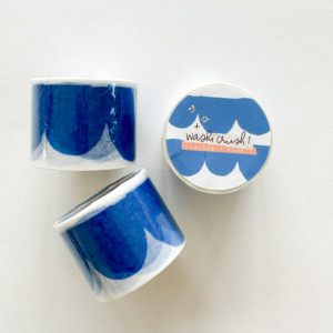 Wider Washi | Scallop Blue