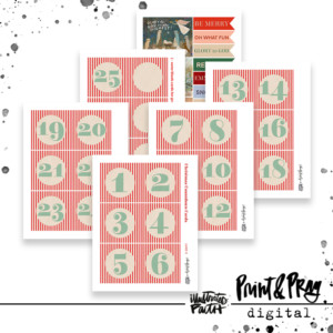 Christmas Countdown Cards