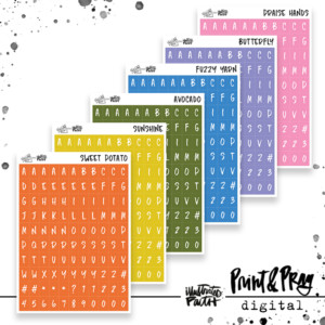 Tile Alpha Set | Gratitude '24 colors