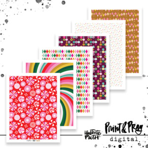Hard Candy Patterned Paper Bundle