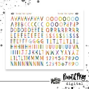 Gratitude Documented '24 Thank You Alpha