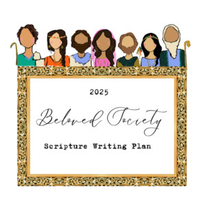 Beloved Society 2025 Scripture Writing Plan