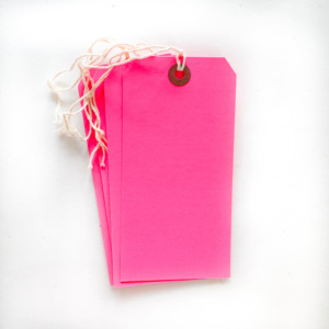 Med Tags | Hot Pink