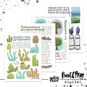 Sketchbook Scriptures: Philippians 4