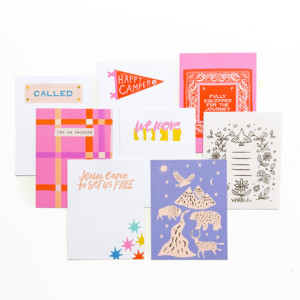 Camp Journaling Cards July