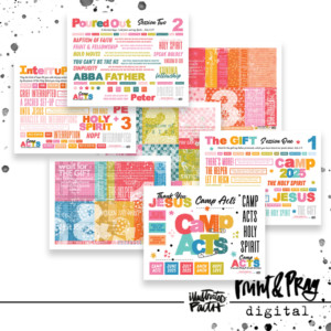 Camp Acts- Journal, Study, Create Set 1